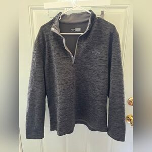 Callaway Men's Charcoal Heather  Pullover Sweater